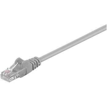 Goobay savienojuma kabelis 68362, CAT 5e, U/UTP, 20 m, RJ-45 tēviņš, 8 vadi, pelēks, CCA vadītāji, bez aizķeršanās (68362)
