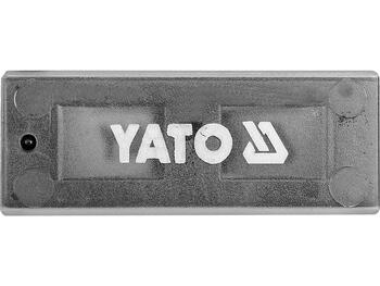 Yato нож YT-7532, 150мм, 61x33x0.5мм, SK5, 53-58 HRC, трапециевидное лезвие, алюминиевый корпус, 5 запасных лезвий, фиксатор (YT-7532)