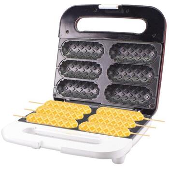 Beper Vafeļu automāts P101CUD100, 850W, 6 vafeļu, neslīdošas kājiņas, siltumizolēts rokturis, nepiedegošs pārklājums (P101CUD100)