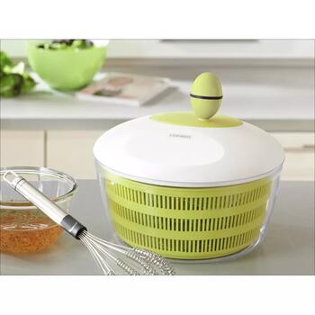 Leifheit Trend 1023069 salātu žāvētājs, ergonomisks rokturis, piemērots kreiļiem un labročiem (1023069)