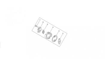 Комплект сцепления SRM-520ES/U, B510S, ECHO, P021047140 (P021047140)