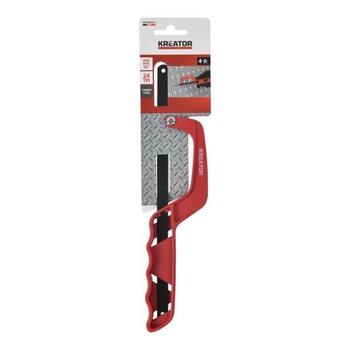 Metāla zāģis metāla rokturī 250mm 24 TPI Kreator (KRTH80501)