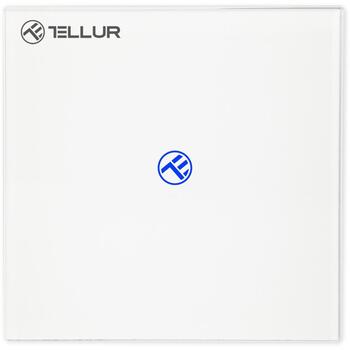 Tellur Smart WiFi выключатель TLL331481, 1 порт, 1800W, 10A, переменный ток 100-240V, LED 150W/порт, Лампа 600W/порт, 2.4 GHz (TLL331481)