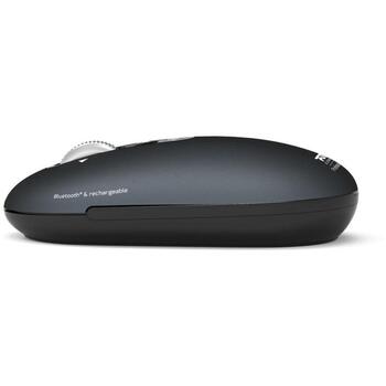 Port Connect PURE MAC 910501, bezvadu optiskā pele, Bluetooth, 1000/1600/2400/3200 DPI, 5 pogas, pelēka (910501)