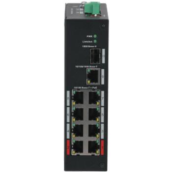 Dahua DH-PFS3110-8ET-96-V2 коммутатор, 8 × 10/100 Мбит/с PoE порты, 1 × 1000M SFP, 1 × 10/100/1000 Мбит/с uplink, 96W PoE бюджет (DH-PFS3110-8ET-96-V2)