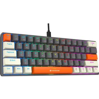 Tracer клавиатура TRAKLA47873, 61 клавиша, USB, механическая, RGB подсветка, 50 млн нажатий, анти-гостинг, серая (TRAKLA47873)