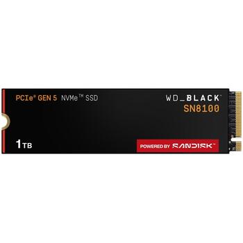 Sandisk SSD WD_BLACK SN8100 WDS100T1X0M, 1000GB, M.2, PCIe 5.0 x4, NVMe, 14900MB/s чтение, 11000MB/s запись, TLC 3D NAND, 2400TBW (WDS100T1X0M)
