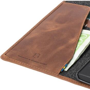 Krusell Sunne 2 Card Foliowallet 61238, 14см (5.5), кожа, кошелек, 2 карманов для карт, подставка, совместим с Sony Xperia L2 (61238)