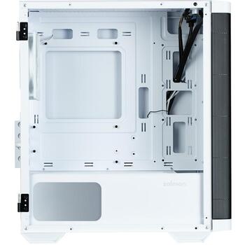 Zalman M4 ARGB White, корпус Mini Tower, 4 вентилятора, 2xUSB 3.0, Audio, Mic, USB 2.0, ARGB, закаленное стекло (M4 White)