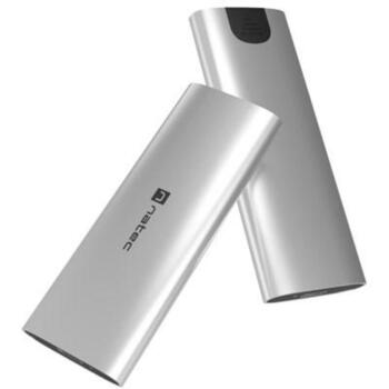 Natec SSD корпус NKZ-2474, 105mm, 38mm, 12mm, 40g, Алюминий, Пластик, 3.2 Gen 2, 0.21m, 10 Gbit/s, 10 TB, 1x M.2, USB Type-C (NKZ-2474)