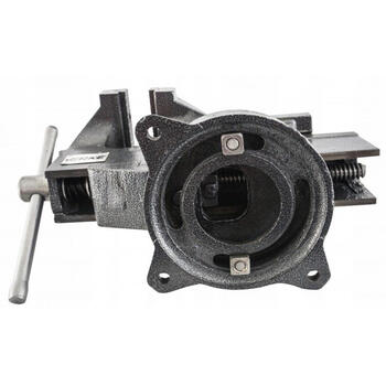 Skrūvspīles čuguna, grozāmas, 150mm VERKE (V88002)