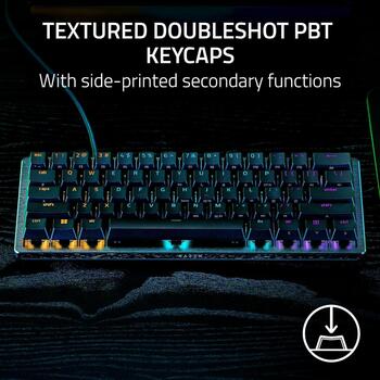 Razer | Huntsman V3 Pro Mini | Gaming Keyboard | Wired | US | Black (RZ03-04990100-R3M1)