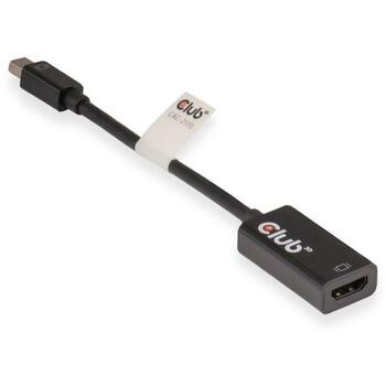 Club3D адаптер CAC-2170 Mini DisplayPort 1.2 на HDMI 2.0, 4K UHD 60Hz, 1 HDMI порт, 1 Mini DisplayPort (CAC-2170)