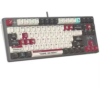 A4Tech Клавиатура A4TKLA47736, USB проводная, 50 миллионов нажатий, RGB подсветка, механическая, BLMS Red переключатели (A4TKLA47736)