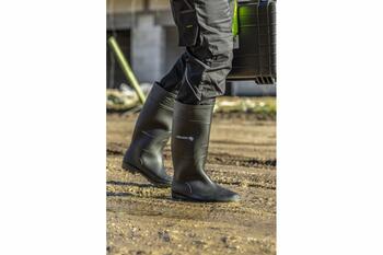 Hogert KOLBNITZ HT5K631-44, сапоги, 44, черные, ПВХ, SRA, OB, EN ISO 20347, CAT.II, CE, EAC, полиэстер (HT5K631-44)