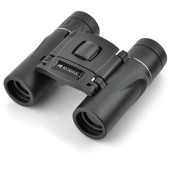 Kodak BCS200 бинокль BCS200BK, 8x21mm, 126м/1000м, кровельная призма, центральная фокусировка, резиновое покрытие (BCS200BK)