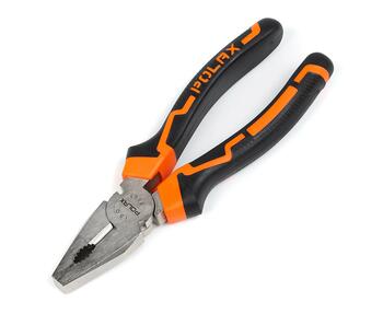 Kombinētās knaibles ar divkomponentu rokturi, Cr-V, 180 mm 35-002 POLAX (35-002)