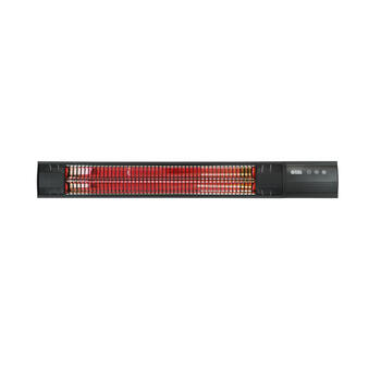TunaBone TB2580W-01 elektriskais sienas infrasarkanais terases sildītājs balkonam un terasei 2500W līdz 25m² IP55 melns (TB2580W-01)