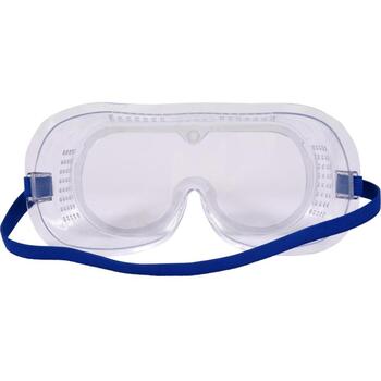 Vorel Aizsargbrilles 74508, 1. optiskā klase, II kategorija, PVC rāmis, PC lēcas, ventilācijas atveres, regulējama siksniņa (74508)