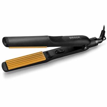 Brock HC 2001 BK Keramikas matu taisnotājs, 25W, 170–180°C, 110x25mm, LED indikators, grozāms vads (HC 2001 BK)