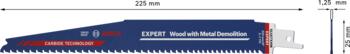 3 zobenzāģa asmeņi S1167XHM Wood&Metal Demol, Zobenzāģiem EXPERT WOOD WITH METAL DEMOLITION S1167XHM ASMENS, 2608900399, BOSCH (2608900399)