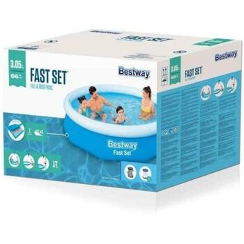 Bestway Бассейн 7310137, 3,05м x 66см, 3200л, 1249л/ч, 3-слойный DuraPlus™, Ø 32мм соединение, дренажный клапан (7310137)
