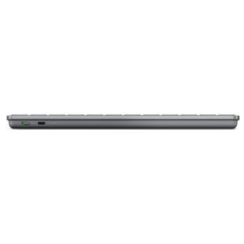 Lenovo Multi-Device клавиатура ZG38C05820, Лунный серый, Bluetooth, USB-C, Подключение до 3 устройств, 12 горячих клавиш (ZG38C05820)