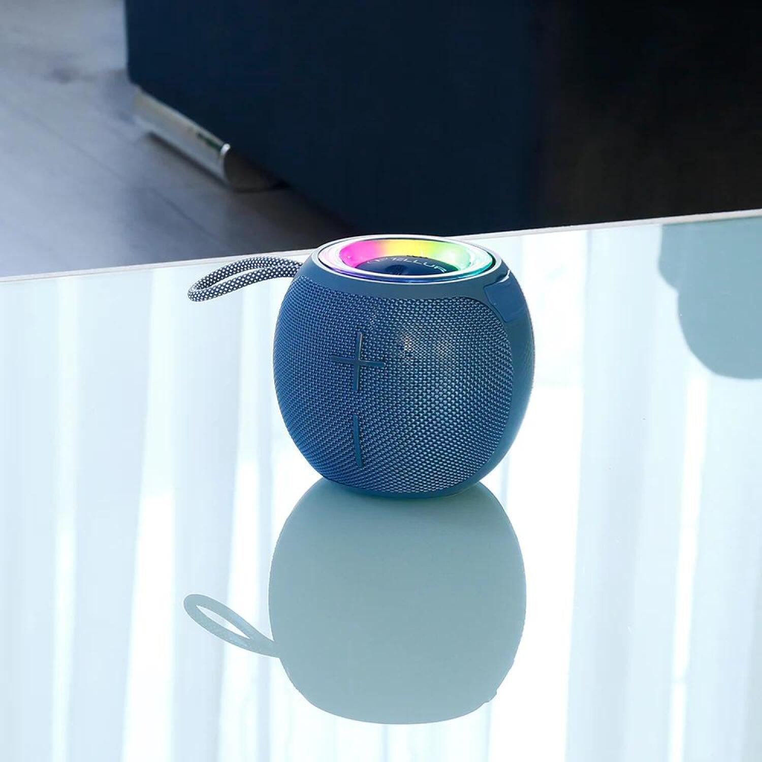 Tellur Bluetooth колонка TLL161271, 12W, синяя, IPX5, TWS, 2000mAh, 7h, USB-C, 100-20kHz (TLL161271)