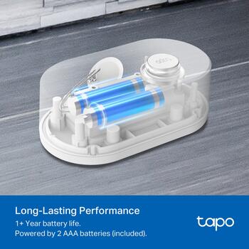 Tp-Link Smart Water Leak Sensor Tapo T300, 868MHz, 90dB, IP67, 0-40ºC, 0-99%RH, 2 AAA baterijas, 64 sensori (TAPOT300)