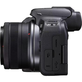 Canon D.CAM EOS R10 RF-S 18-45 IS STM EU26, 24.2 МП, ISO 32000, Wi-Fi, видеозапись, CMOS, черный (5331C010)