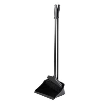 Sauber Совок с щеткой на длинной ручке Black 24801086, 90x25x28см, пластик (24801086)