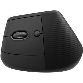 Logitech USB оптическая беспроводная вертикальная мышь/черная Lift 910-006474, 4000 DPI, 4 кнопки, RF беспроводная + Bluetooth (910-006474)