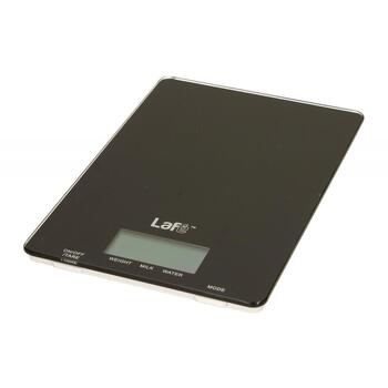 Lafe Кухонные весы WKS001.1 LAFWAG44594, 5 кг, 1 г, черный, ЖК-дисплей, функция тарирования, противоскользящая база (LAFWAG44594)