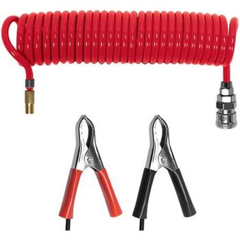 Yato auto kompresors YT-73462, 250W, 12V, 10bar, 60l/min, LED apgaismojums, manometrs, 5m šļūtene, 3m vads (YT-73462)
