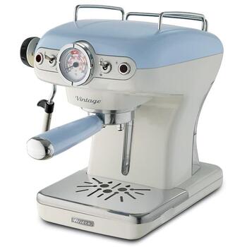 Ariete Vintage кофемашина для эспрессо A1389/15, 900W, 15bar, 0,9л, полуавтоматическая, паровой сопло (A1389/15)