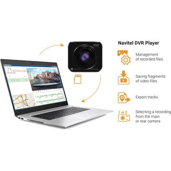 Navitel цифровой видеорегистратор AR280 DUAL, 1920x1080, 2
