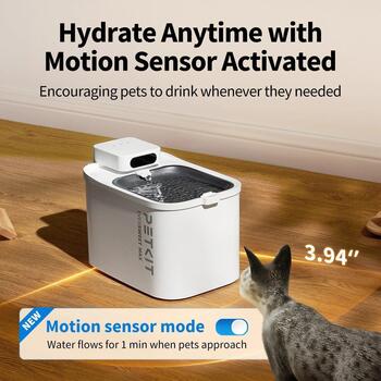 Petkit Поилка P4115 UVC, 3 Л, Пищевая ABS, Беспроводной УФ насос, Тихая, Легкая очистка (P4115 UVC)