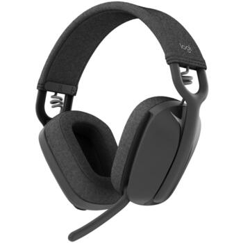 Logitech наушники Zone Vibe 100 981-001213 беспроводные, 30 м, 18 ч времени разговора, 185 г, Bluetooth 5.2, 2 микрофона (981-001213)