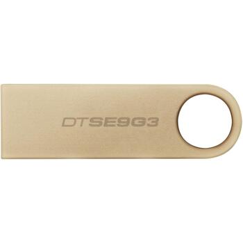 Kingston DataTraveler флешка DTSE9G3/128GB, 128 ГБ, 220 МБ/с, USB Type-A, металлический корпус, 1 шт (DTSE9G3/128GB)