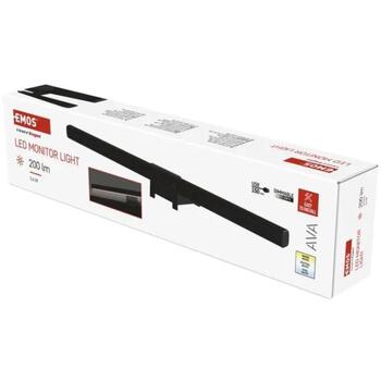 Emos LED освещение монитора Z7617, 5,6 Вт, 5 В, 200 лм, теплый/нейтральный/холодный белый, IP20, 1,5 м USB кабель (Z7617)