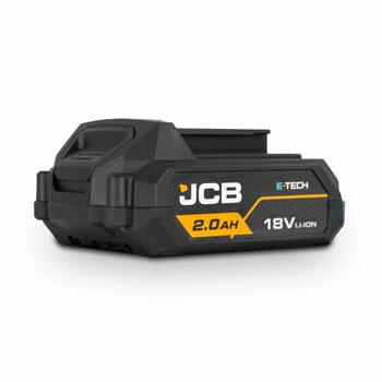 JCB JCB-18LI-2 Professional 18V Li-Ion akumulators instrumentu barošanai 2.0Ah saderīgs ar JCB 18V bezvadu instrumentiem (JCB-18LI-2)