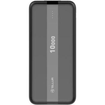 Tellur Power Bank PBC103 TLL158301, 10000mAh/37Wh (3,7V), Li-полимер, 2x5V/2,1A USB выходы, LED индикатор (TLL158301)