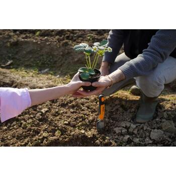STIGA Transplanter Trowel садовая посадочная лопатка для посева семян и пересадки рассады нержавеющая сталь эргономичная ручка 2H1410001/ST1 (2H1410001/ST1)