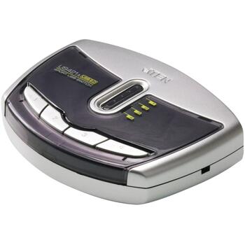 Aten 4-Port USB 2.0 периферийный коммутатор US421A-AT, 4 x USB 2.0, USB питание, 0-40°C (US421A-AT)