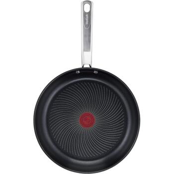 Tefal Сковорода B8170644, 28см, нержавеющая сталь, титановое покрытие, фиксированная ручка, подходит для индукционных плит (B8170644)