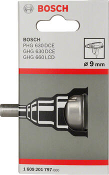 Reducējošā dīze, 9 mm, Karstā gaisa pistolēm SILTUMPISTOLES SAMAZINĀŠANAS SPRAUSLA, 1609201797 BOSCH (1609201797)