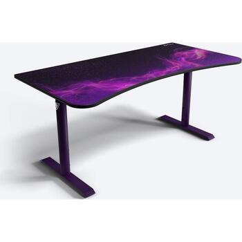 Arozzi Игровой стол ARENA-DEEPP-GALAXY, 160см, 82см, 71-81см, изогнутый, Т-образный, МДФ, микрофибра, кабель-менеджмент (ARENA-DEEPP-GALAXY)