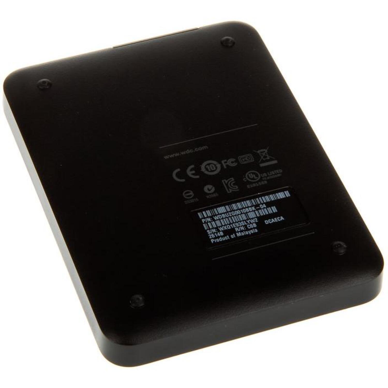 WD Elements portatīvais cietais disks, WDBUZG0010BBK-WESN, 1TB, 2.5
