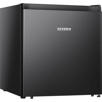 Severin KB 8879 8879-000, mini ledusskapis, 45L, 39dB, E, 80kWh/g, 46.8x50x44.5cm, melns, brīvi stāvošs, manuāla atkausēšana (8879-000)
