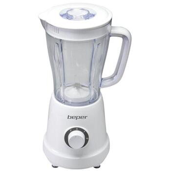 Beper Настольный блендер P102FRU500, 500 Вт, 1,5 л, 4 лезвия, 2 скорости, крышка с отверстием (P102FRU500)